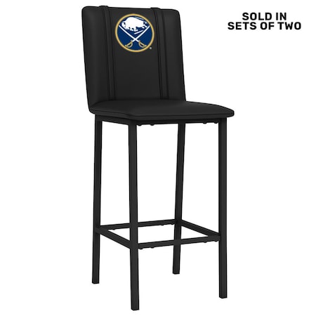 Dreamseat Bar Stool 500 with Buffalo Sabres Logo, 2PK XZ500BSDBLK-PSNHL40030A